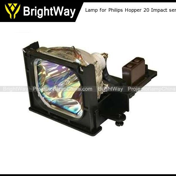 Replacement Projector Lamp bulb for Philips Hopper 20 Impact series SV20